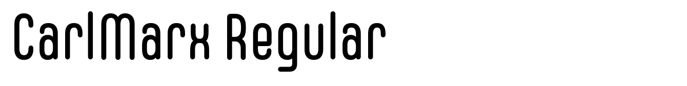 CarlMarx Regular Font | Webfont & Desktop | MyFonts